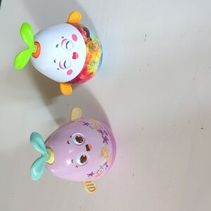HuiLe Bundle of 2 Infant Wobble Toys